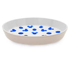 Disney Parks Homestead Blue Mickey Icon and Polka Dots Kitchen Ceramic Tray