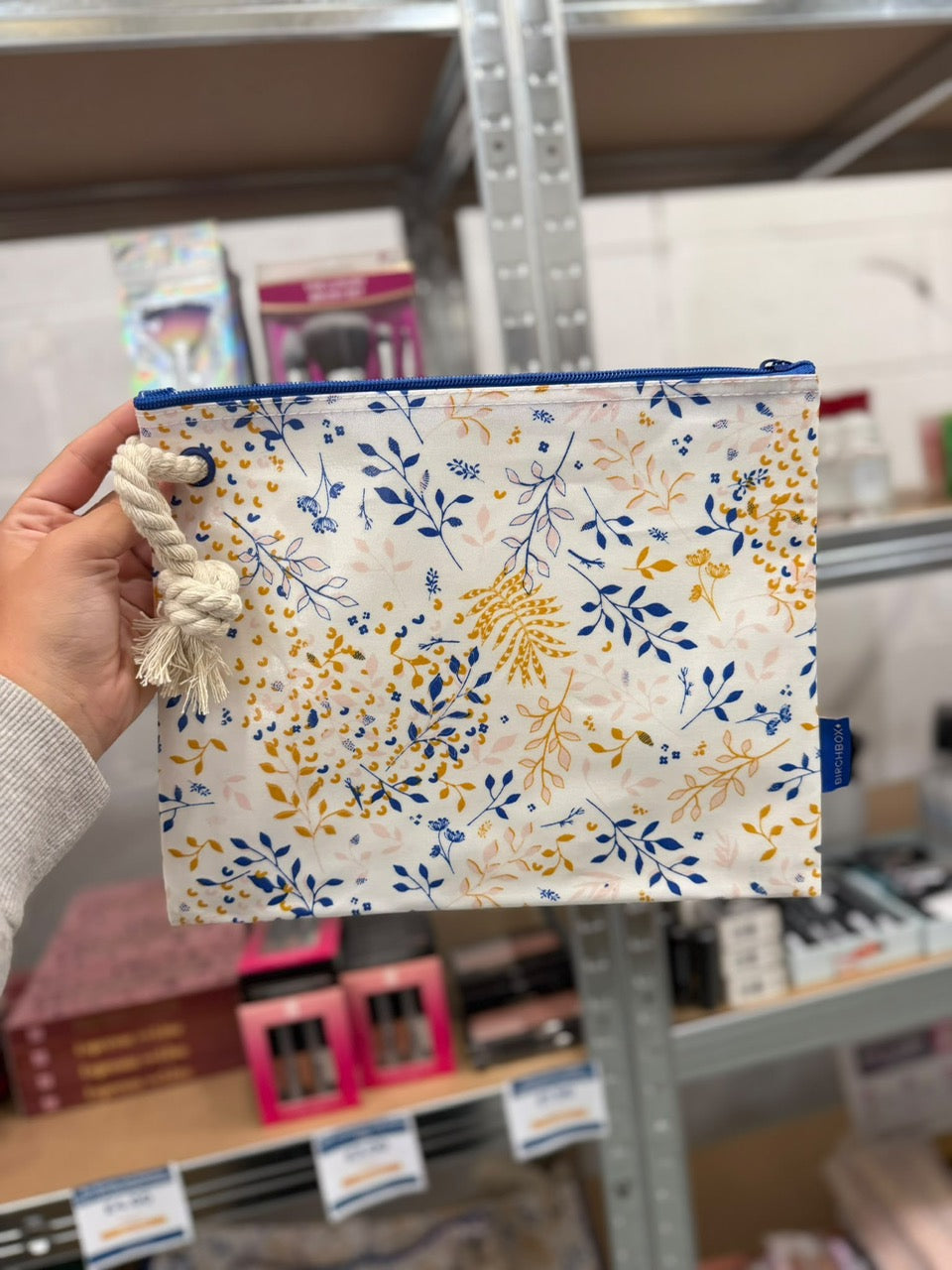 Floral Print Toiletry Bag