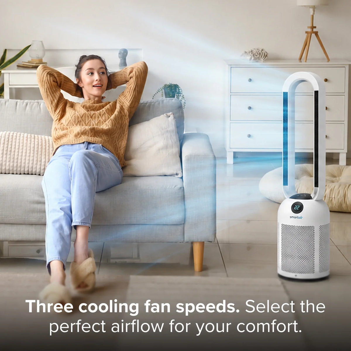 SmartAir Smooth Flow Bladeless Fan & Heater