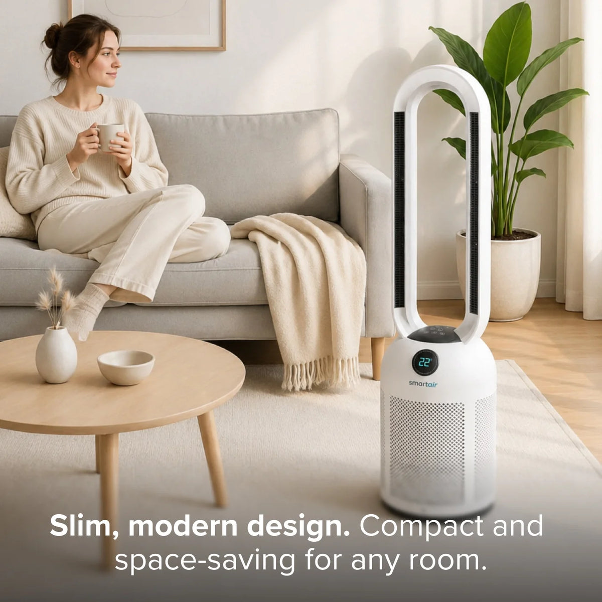 SmartAir Smooth Flow Bladeless Fan & Heater