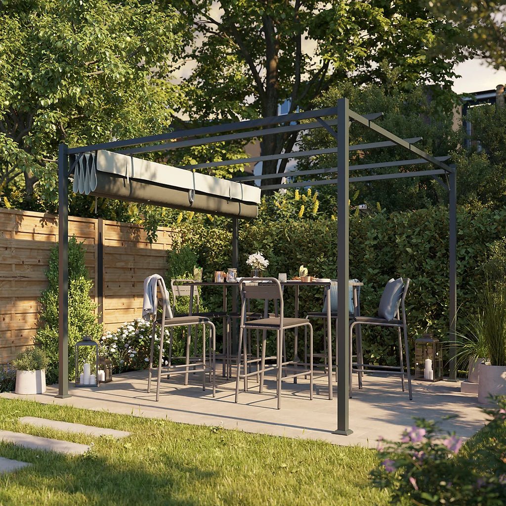 Kilkstrom Alizé Square Pergola, (W)3m x (D)2.9m x (H)2.33m
