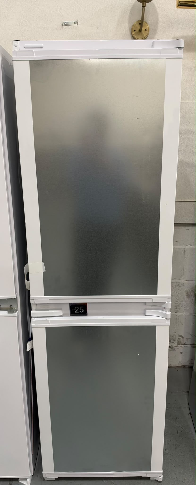 Beko BCFD450 Frost Free Integrated Fridge Freezer, Sliding Hinge, 50/50, E Rated