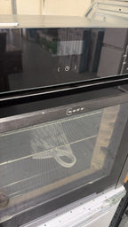 NEFF Slide&Hide B3ACE4AG3B Built-in Single electric multifunction Oven - Black