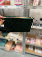 Green Velvet Toiletry Bag