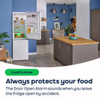 Beko BCFD450 Frost Free Integrated Fridge Freezer, Sliding Hinge, 50/50, E Rated