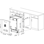 Beko DIS15020 Fully Integrated Slimline Dishwasher