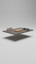 Solid wood kitchen worktop slab