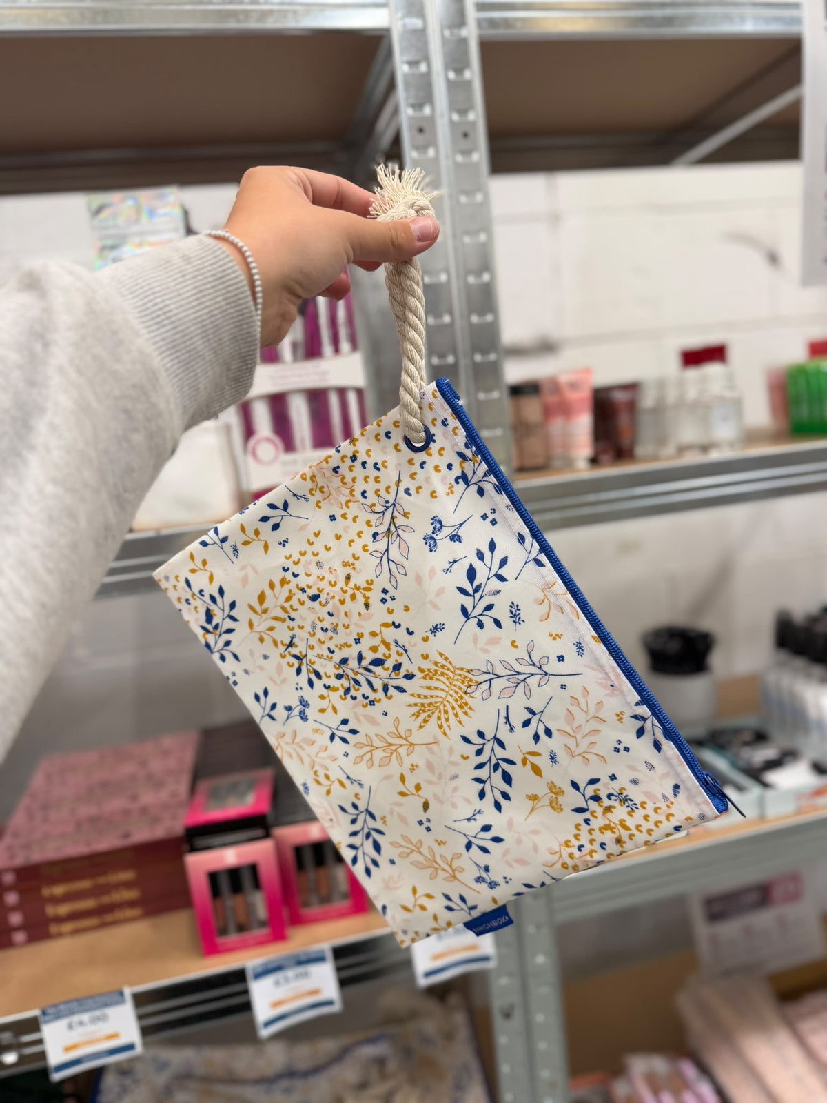 Floral Print Toiletry Bag