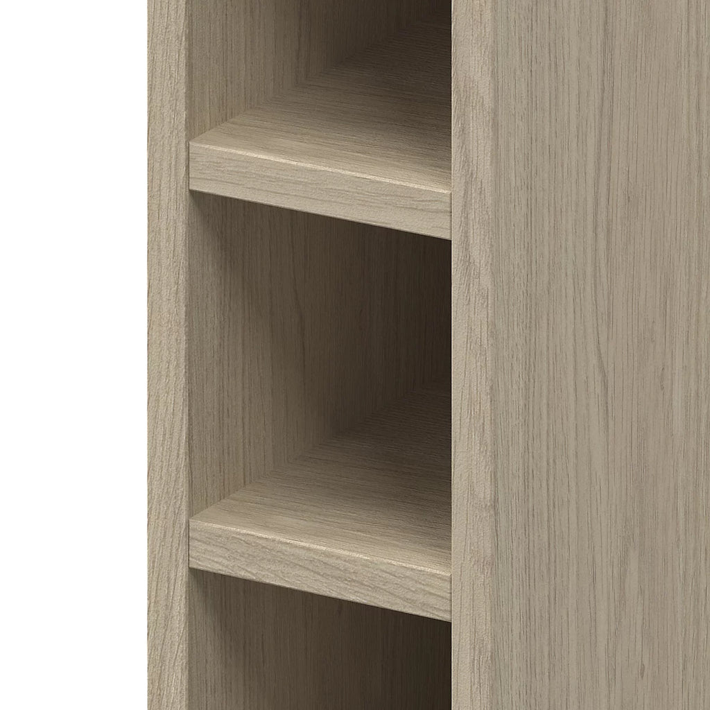 GoodHome Caraway Matt oak effect Wine rack, (H)720mm(W)150mm