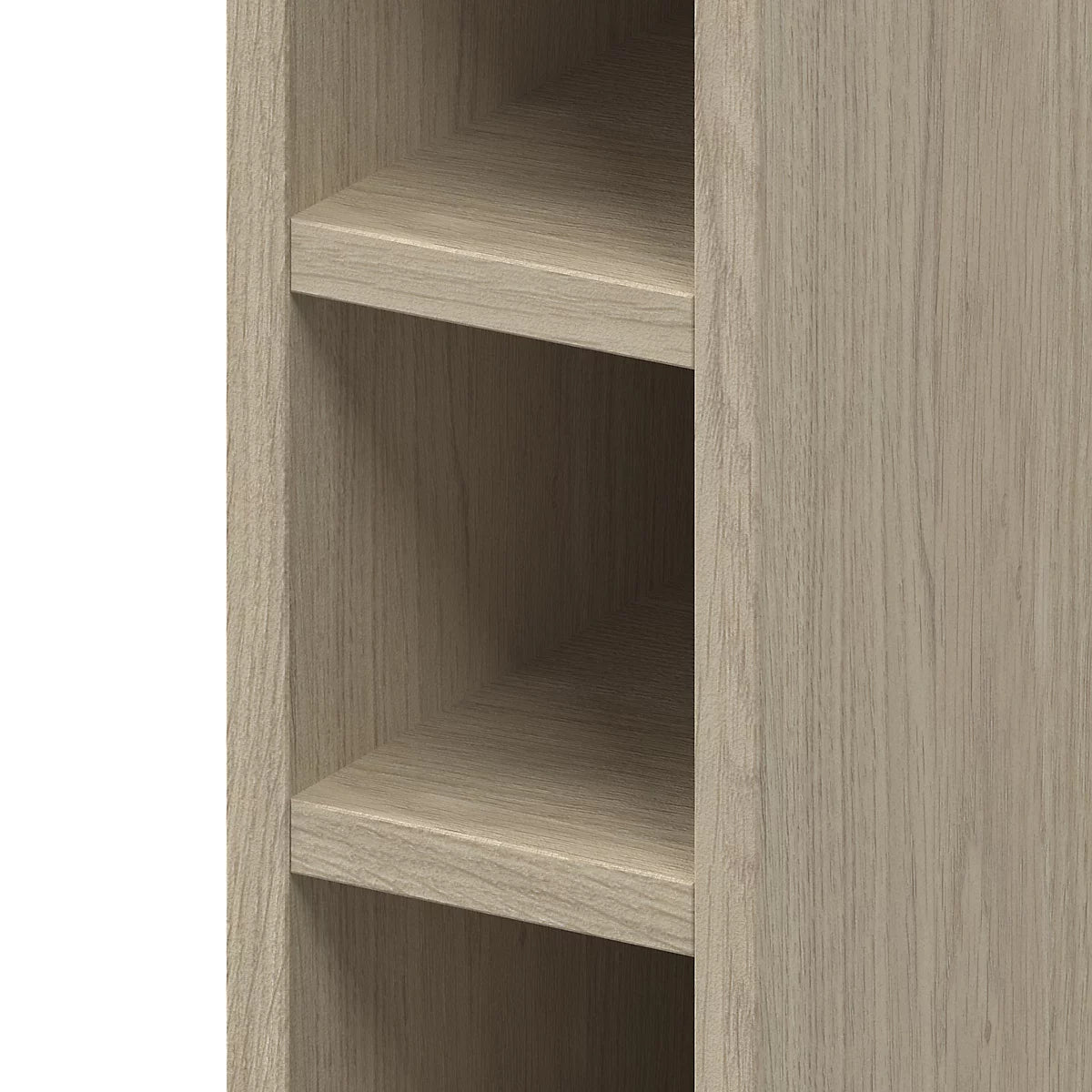 GoodHome Caraway Matt oak effect Wine rack, (H)720mm(W)150mm