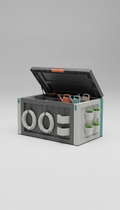 Composite outdoor storage box