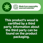 GoodHome Caraway Matt oak effect Wine rack, (H)720mm(W)150mm