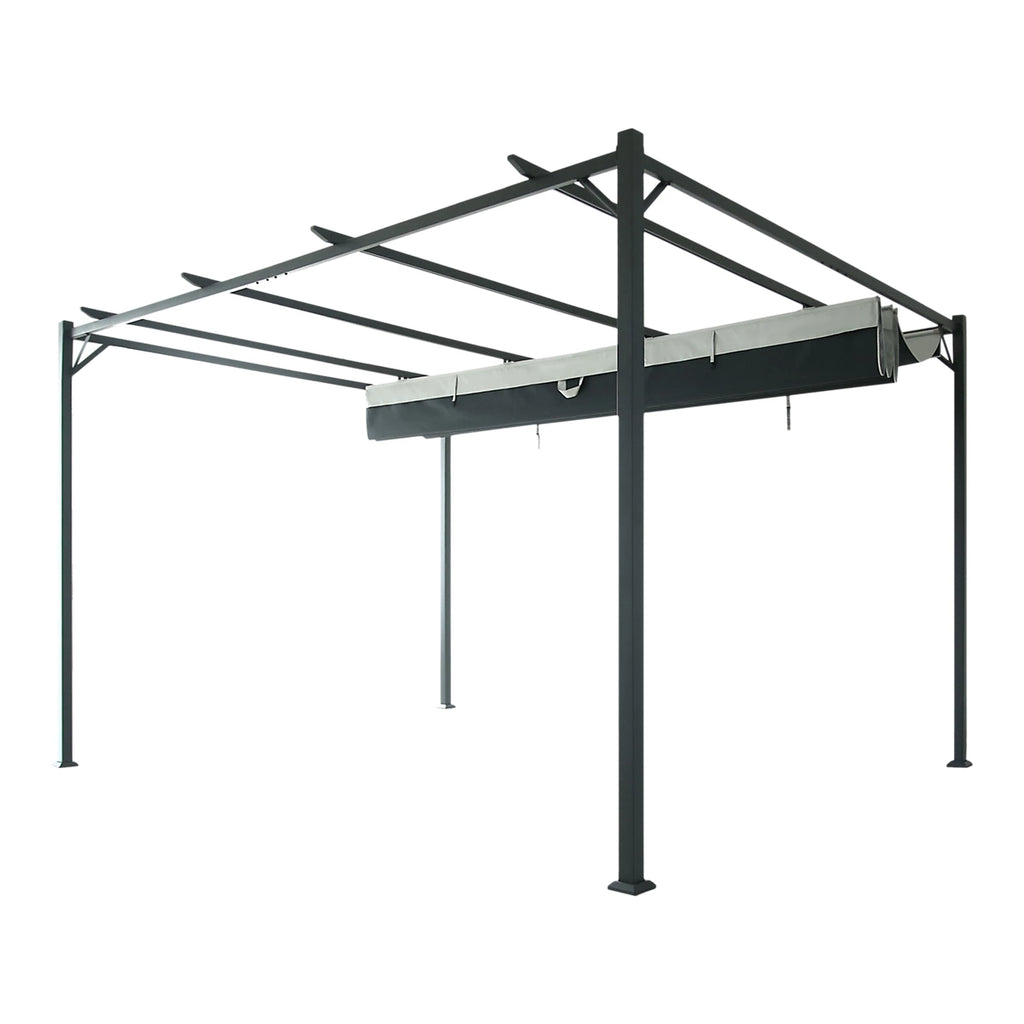 Klikstrom Alizé Rectangular Pergola, (W)3.95m x (D)2.9m x (H)2.33m