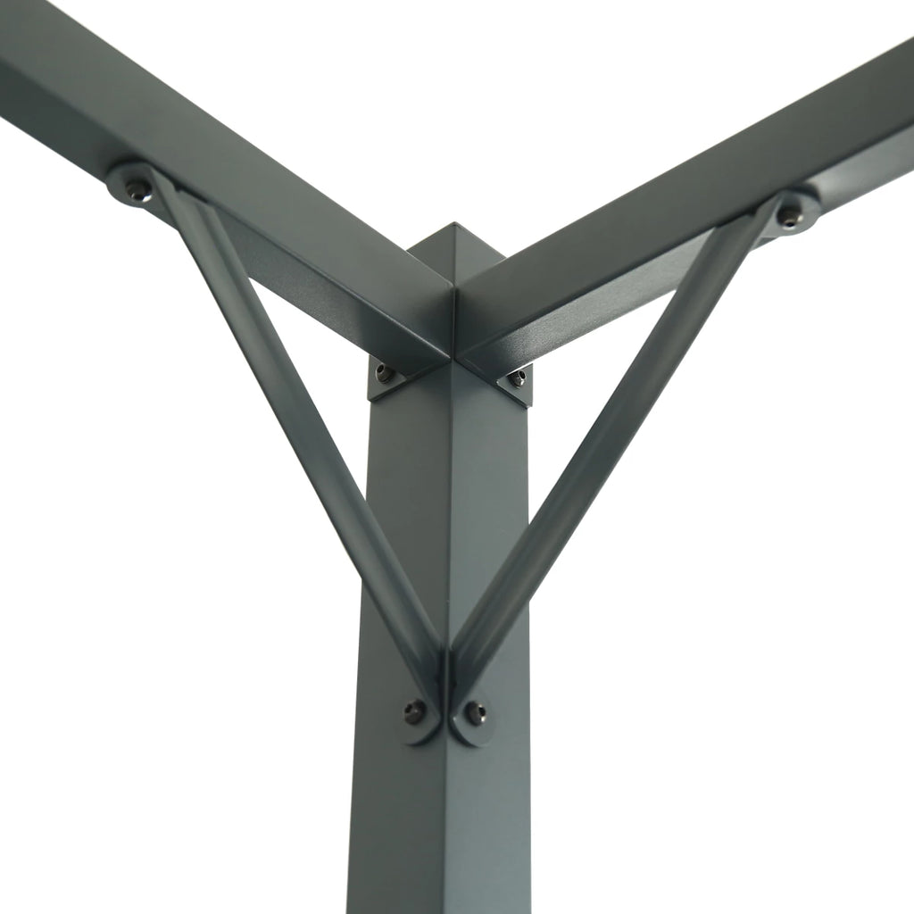 Klikstrom Alizé Rectangular Pergola, (W)3.95m x (D)2.9m x (H)2.33m