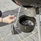 GoodHome Elland Black Charcoal Round BBQ 47cm