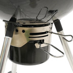 GoodHome Elland Black Charcoal Round BBQ 47cm