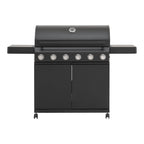 GoodHome Praden Black 6 burner Gas BBQ