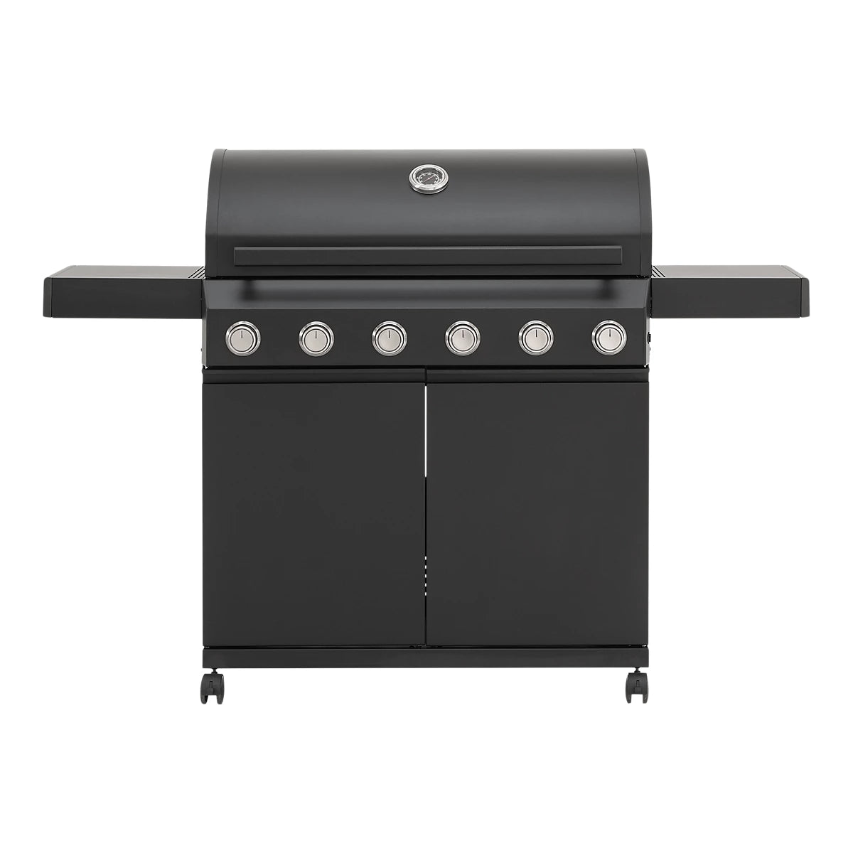 GoodHome Praden Black 6 burner Gas BBQ