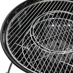 GoodHome Elland Black Charcoal Round BBQ 57cm