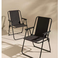Black Folding Chair - Set of 2
