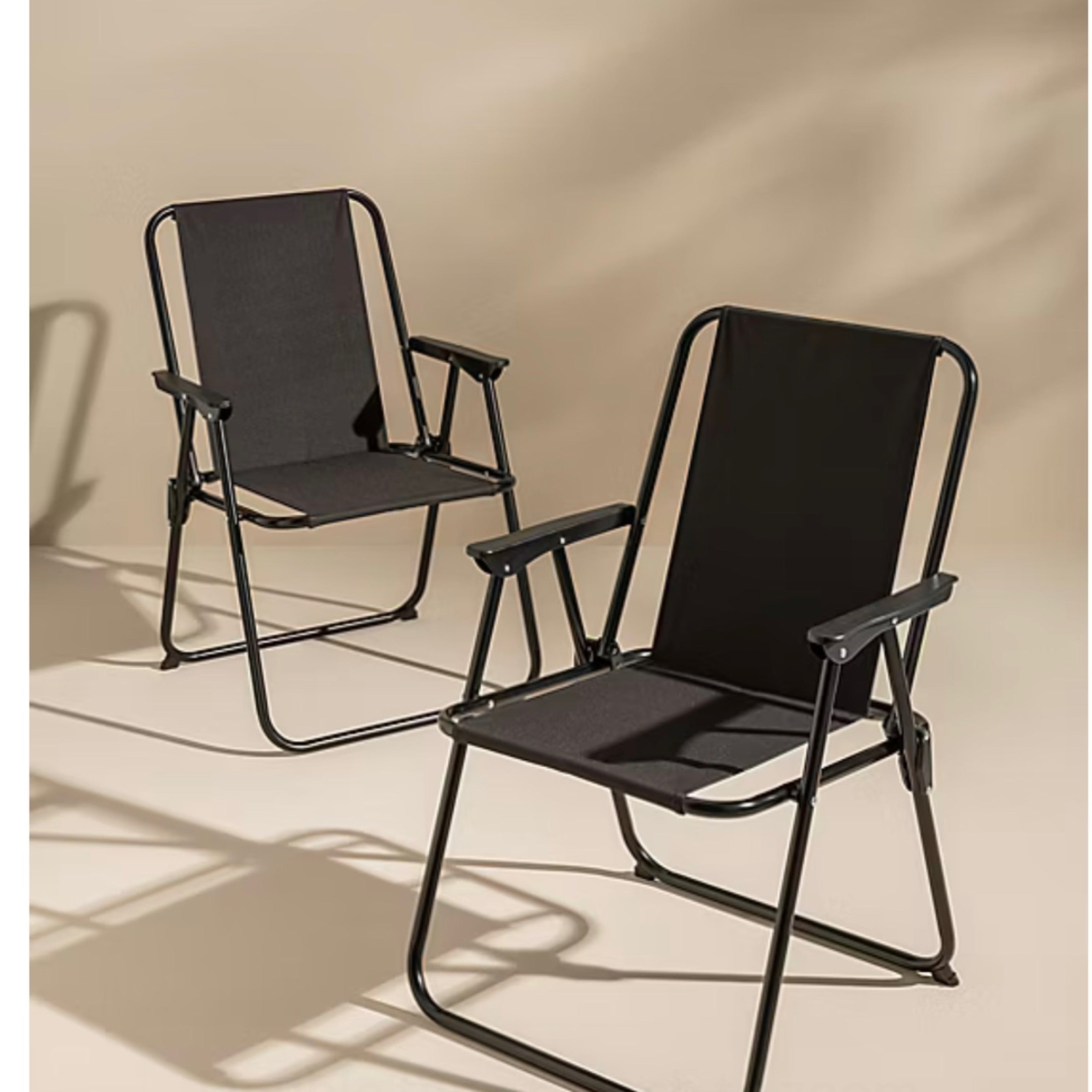 Black Folding Chair - Set of 2