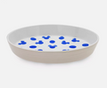 Disney Parks Homestead Blue Mickey Icon and Polka Dots Kitchen Ceramic Tray