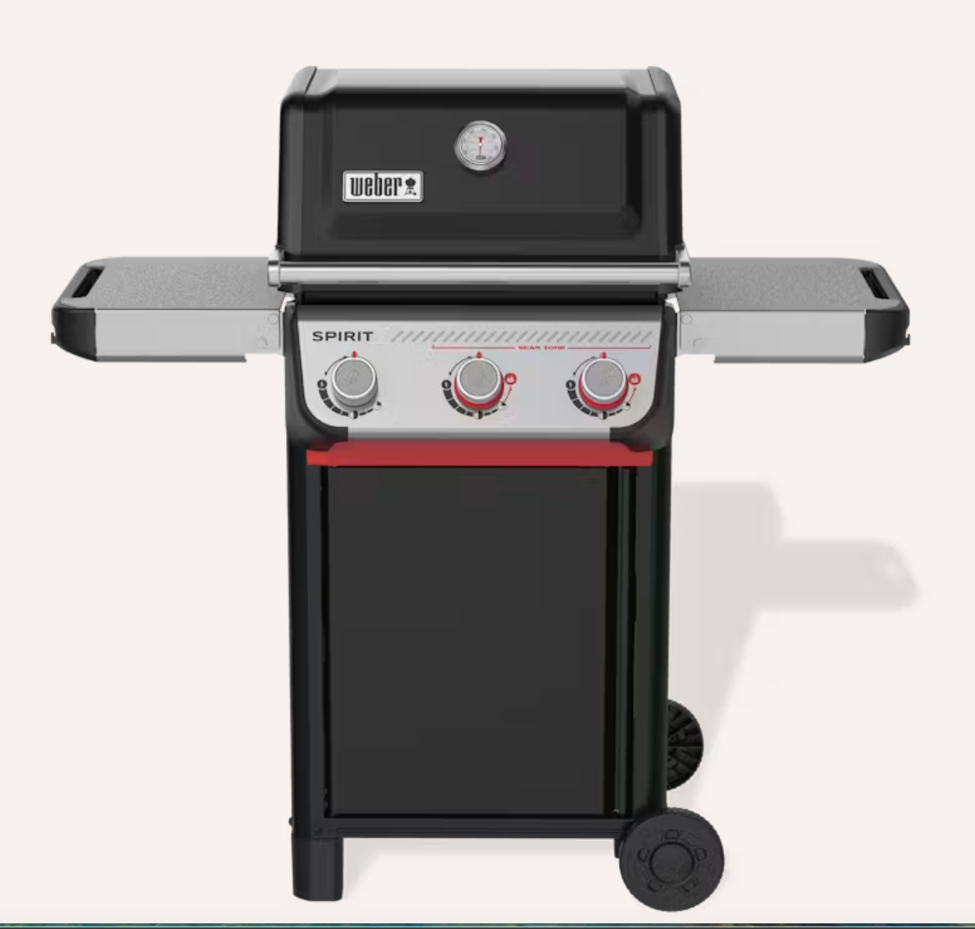 Weber Spirit E-325 Black 3 Burner Gas BBQ (Missing Door + Back Panel)