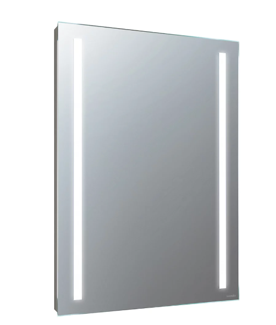 Sensio Lumino Evo+ Rectangular Wall-mounted Bathroom Illuminated Contemporary Illuminated mirror (H)70cm (W)50cm