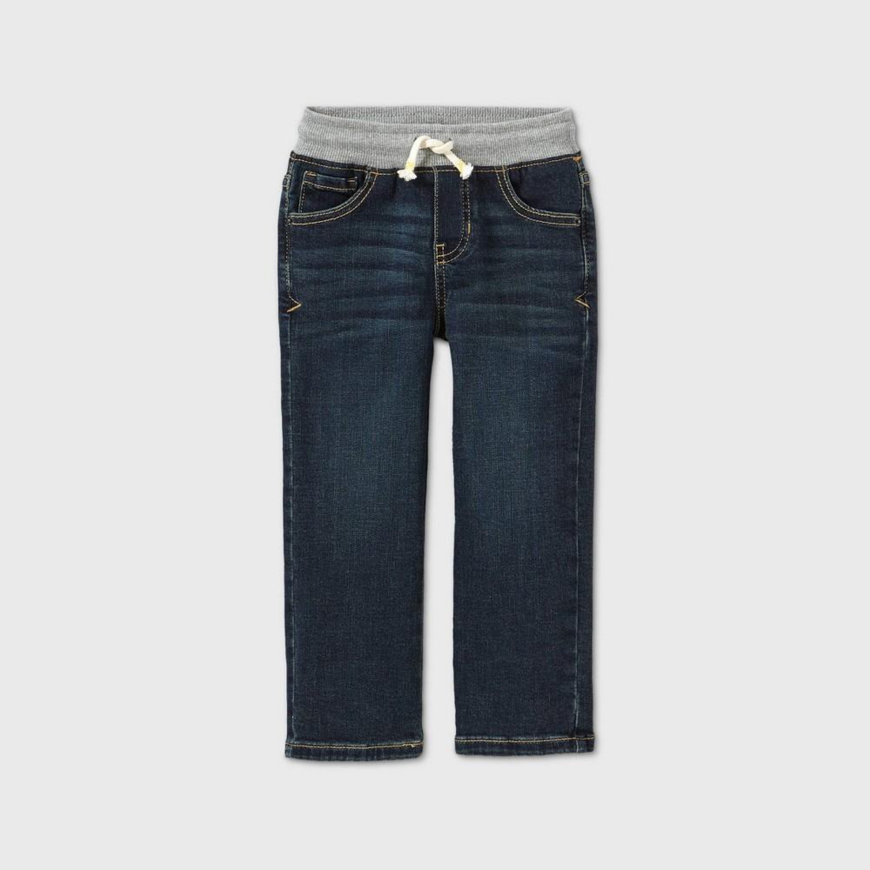 Toddler Boys' Pull-On Straight Fit Jeans 4T