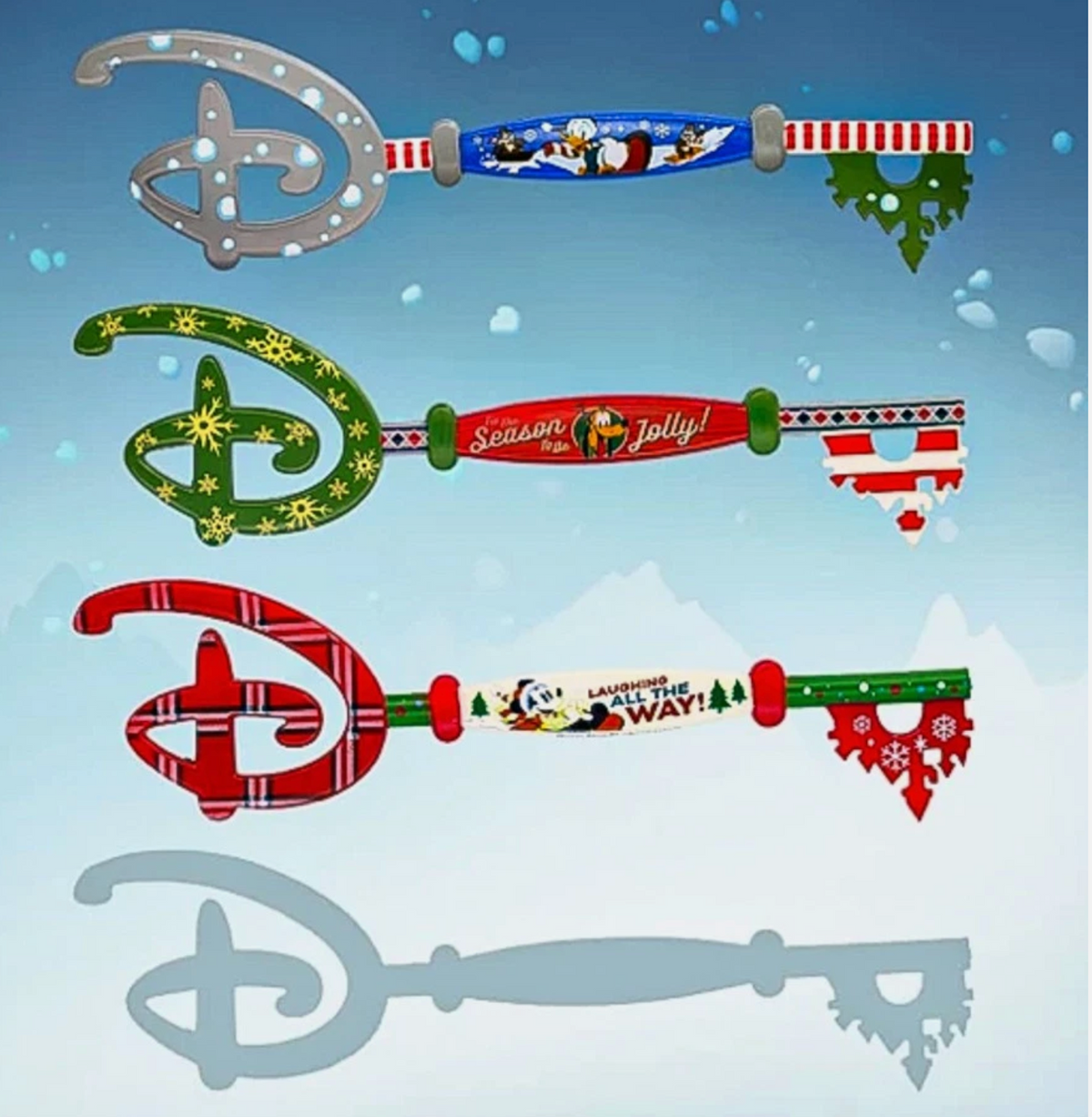 Disney Holiday Christmas 2021 Mystery Key