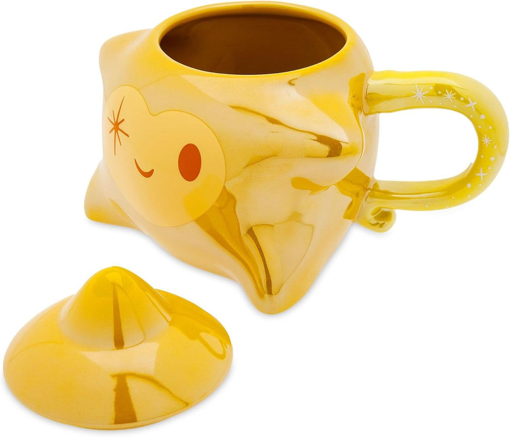 Disney Store Official Wish Star Shaped Mug with Lid, 625ml