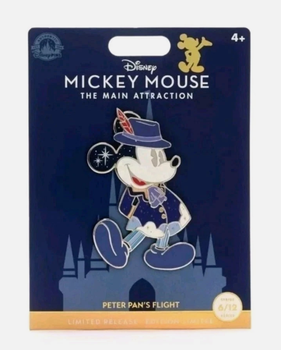 Disney Mickey Mouse The Main Attraction Peter Pan's Flight Pin 6 of 12