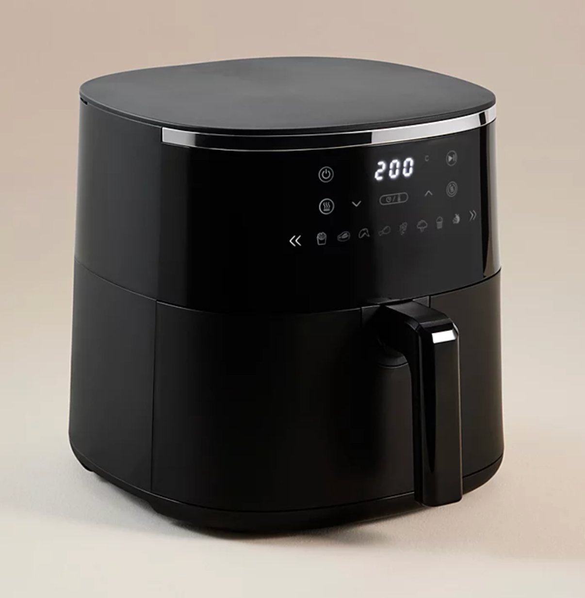 Black Digital Air Fryer 5.7L