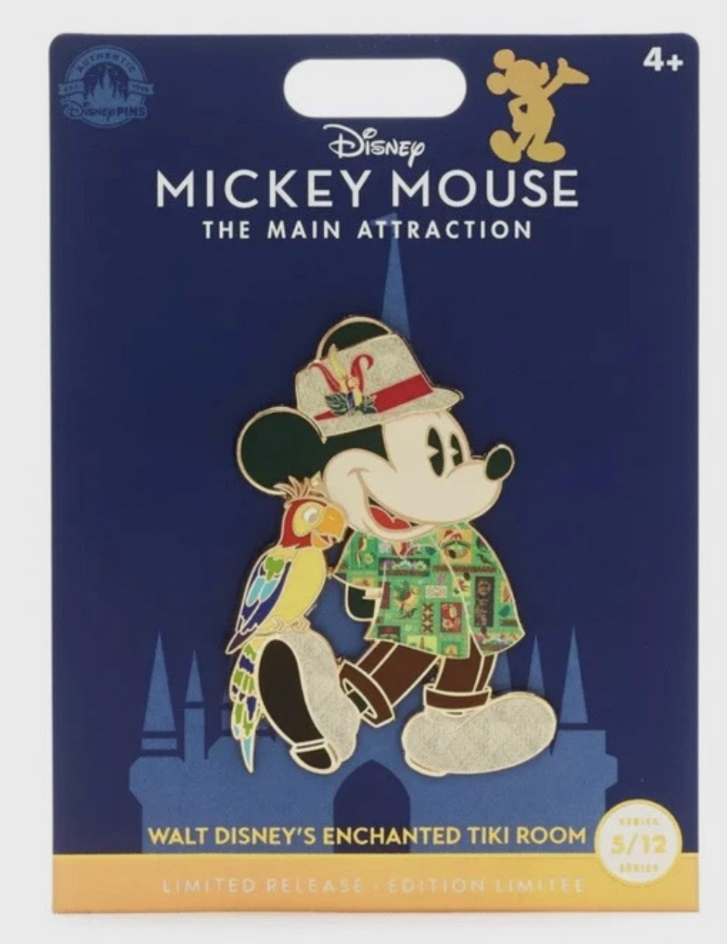 Disney Mickey Mouse The Main Attraction Walt Disney's Enchanted Tiki Room Pin 5 of 12
