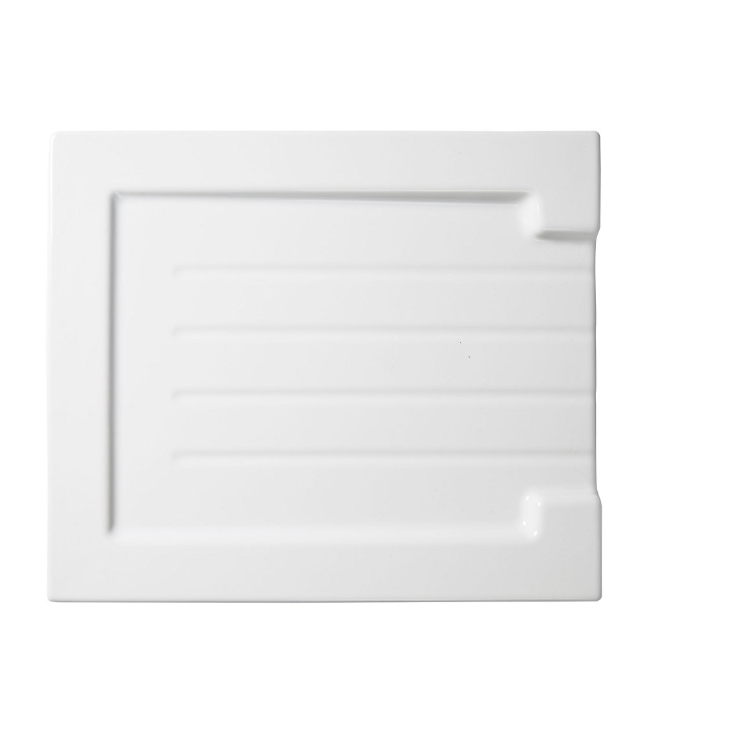 Cooke & Lewis Chadwick White Rectangular Drainer, (W)465mm