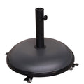 GoodHome Brescia Dark Shadow Round Parasol base 35kg