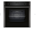 NEFF Slide&Hide B3ACE4AG3B Built-in Single electric multifunction Oven - Black