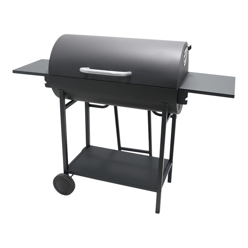 Stockton Black Barrel double grill Charcoal BBQ
