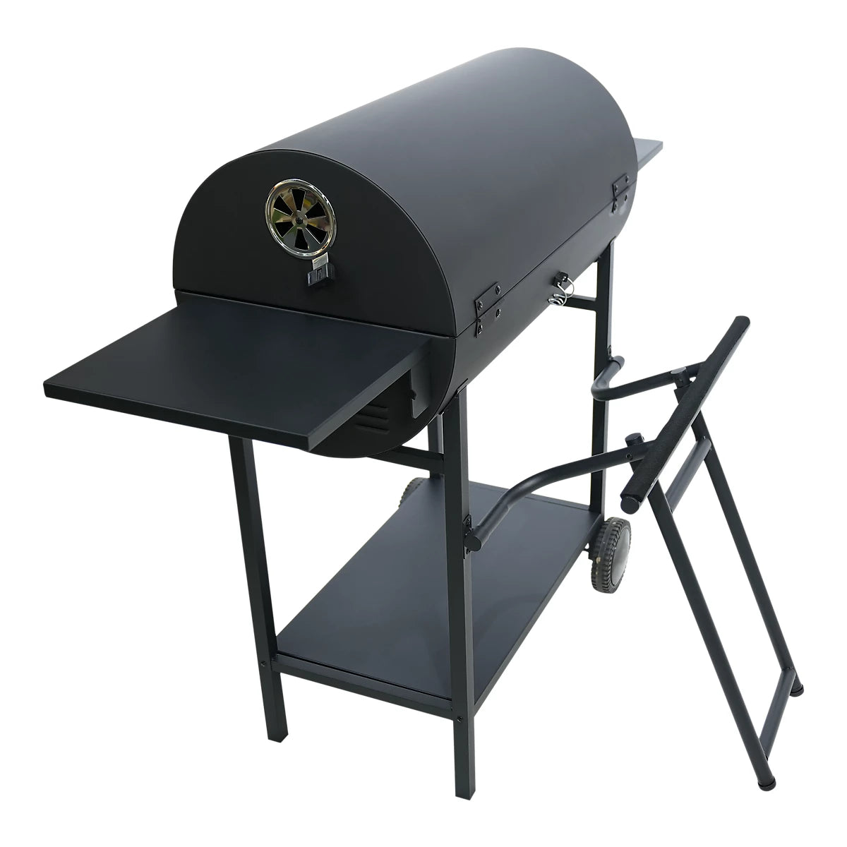 Stockton Black Barrel double grill Charcoal BBQ